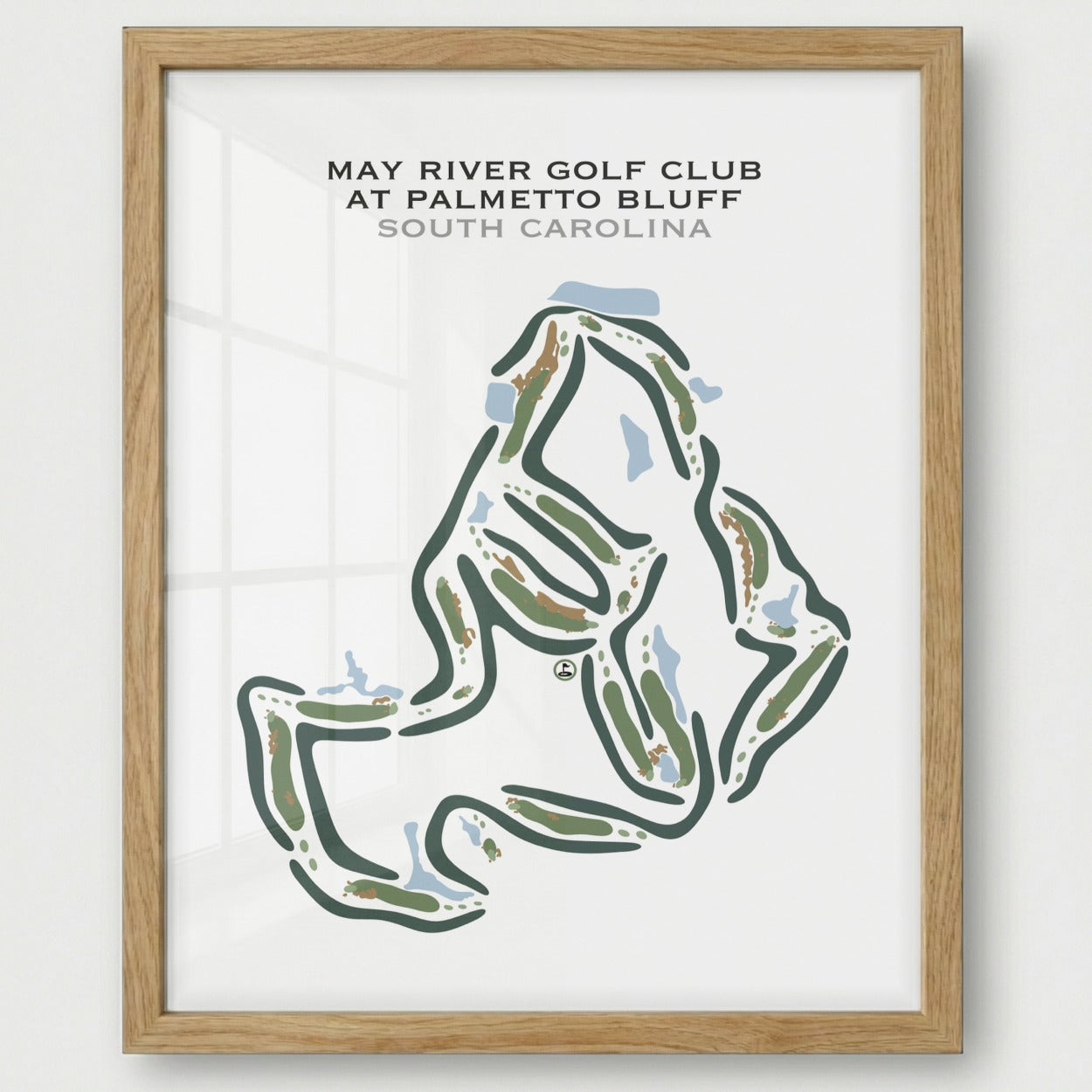 May River Golf Club Palmetto Bluff, South Carolina - Printed Golf Courses