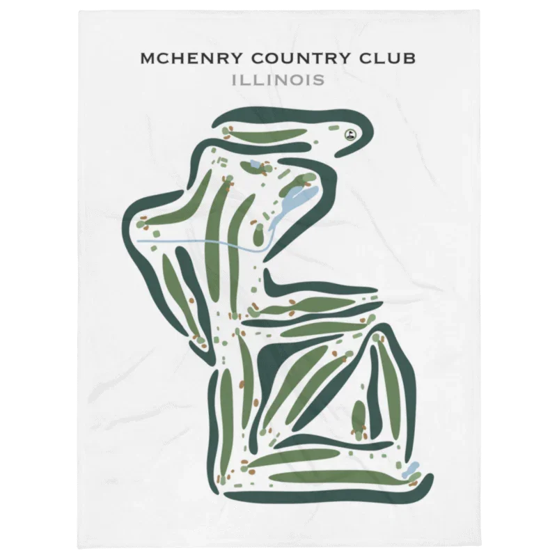 McHenry Country Club, Illinois - Printed Golf Courses