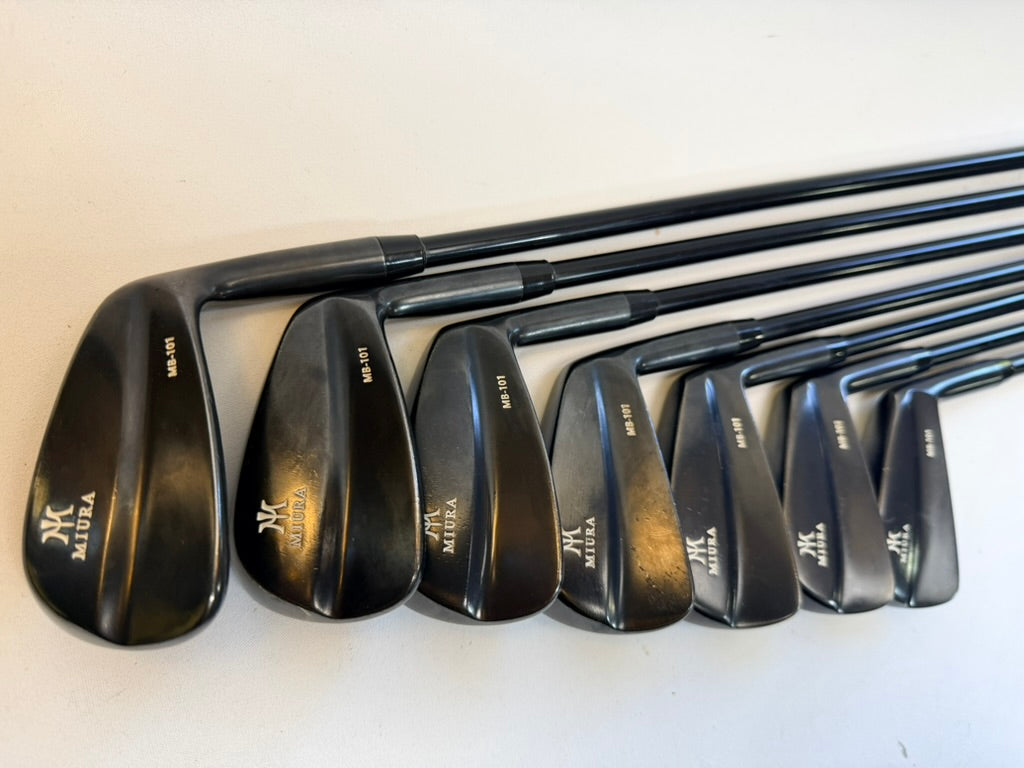 Miura MB-101 Black 4-PW Iron Set Fujikura Axiom 75R Regular Graphite Used