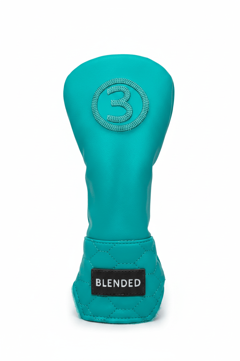 Modern Hex Headcover Set – Driver, 3 Wood, 5 Wood & Hybrid
