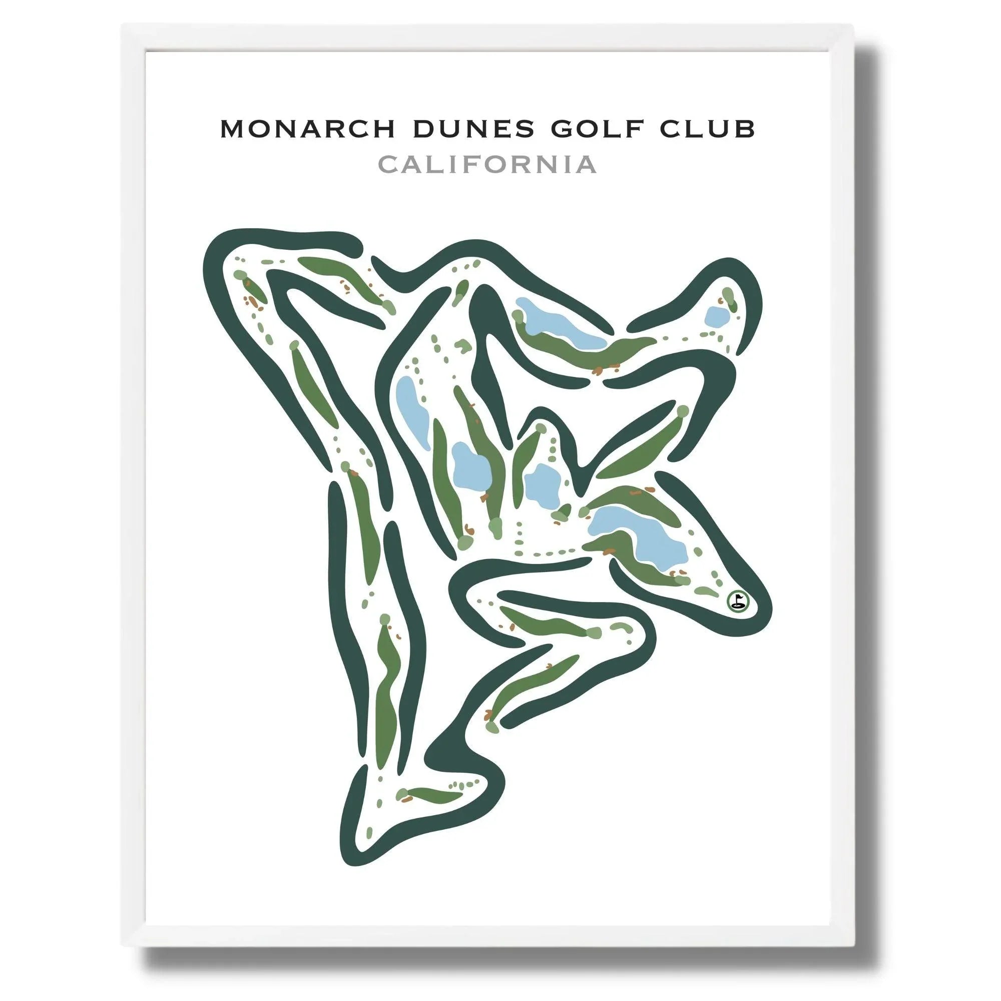 Monarch Dunes Golf Club, California - Printed Golf Courses