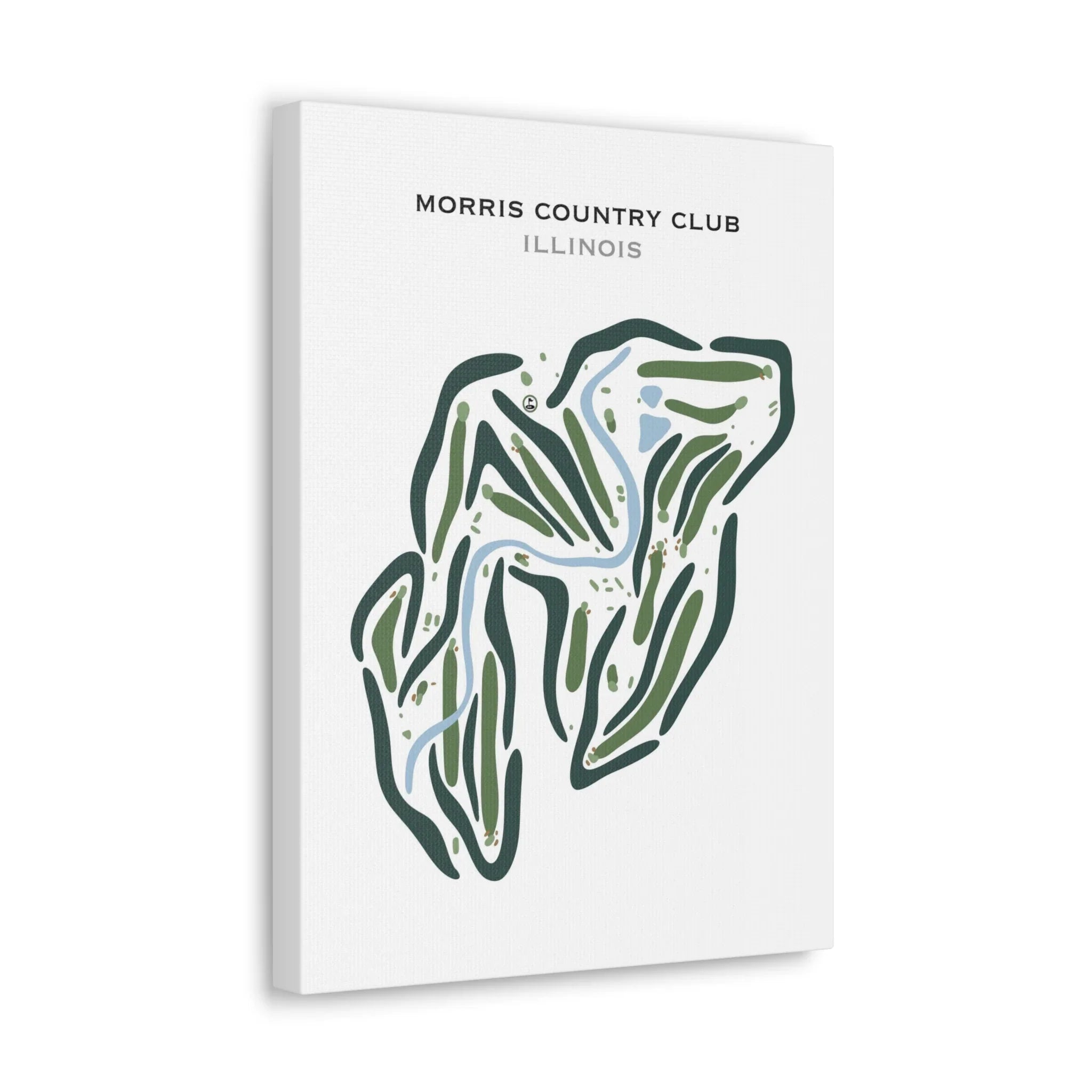 Morris Country Club, Illinois - Printed Golf Courses