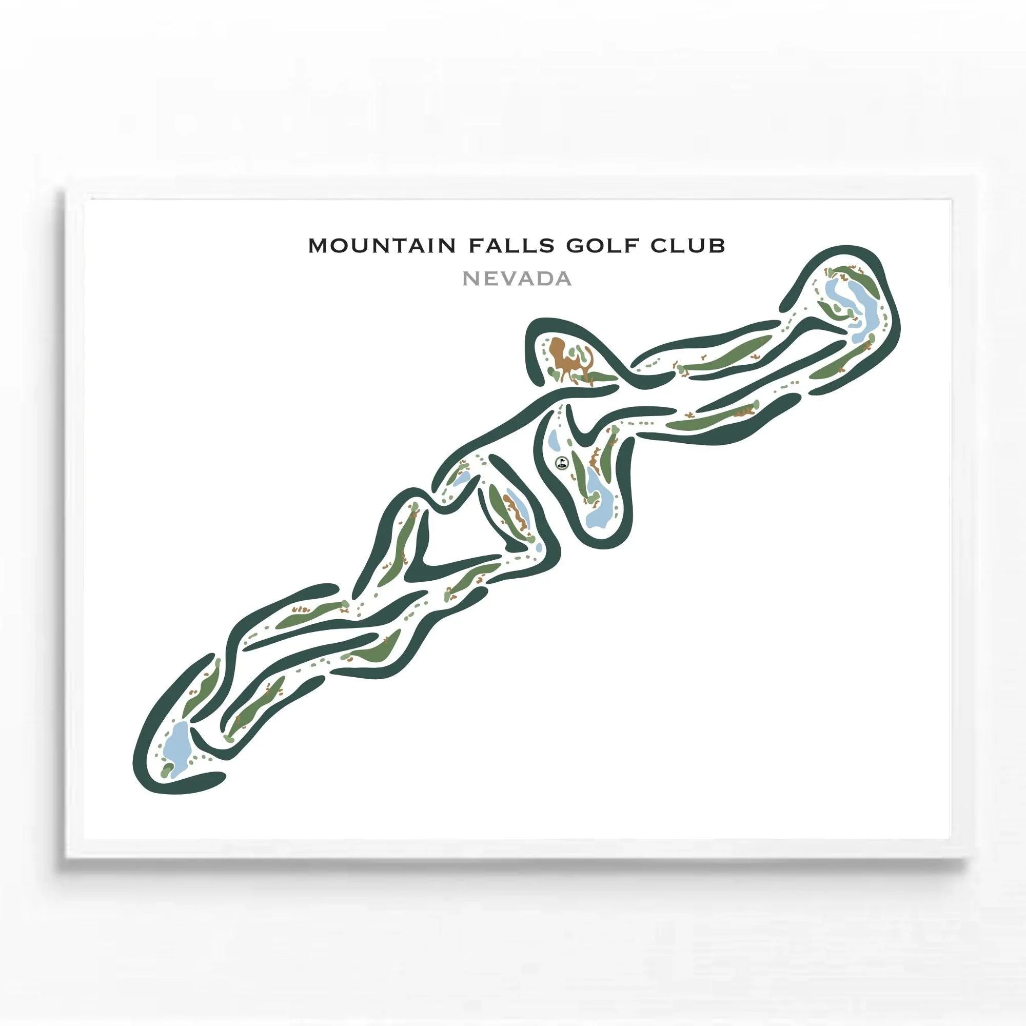 Mountain Falls Golf Club, Nevada - Printed Golf Courses