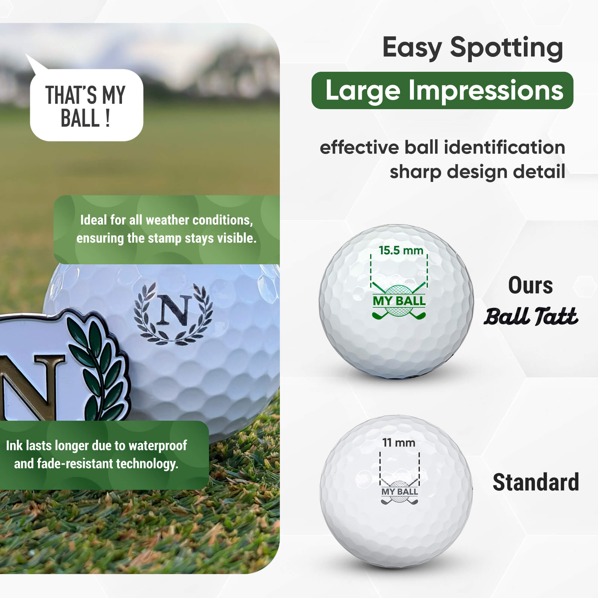 N Monogram w/ Ball Marker