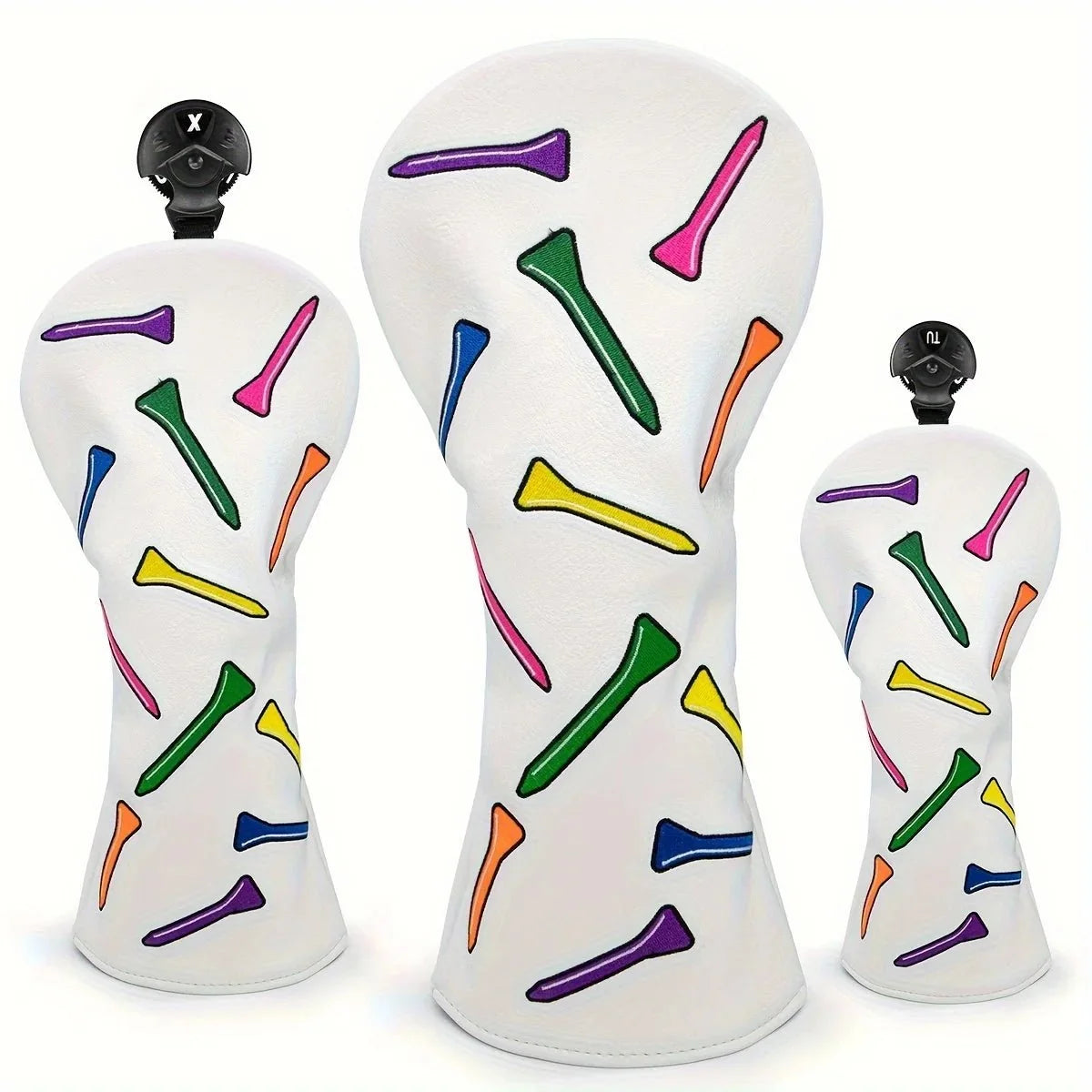 Neon Tees PU Leather Golf Head Covers