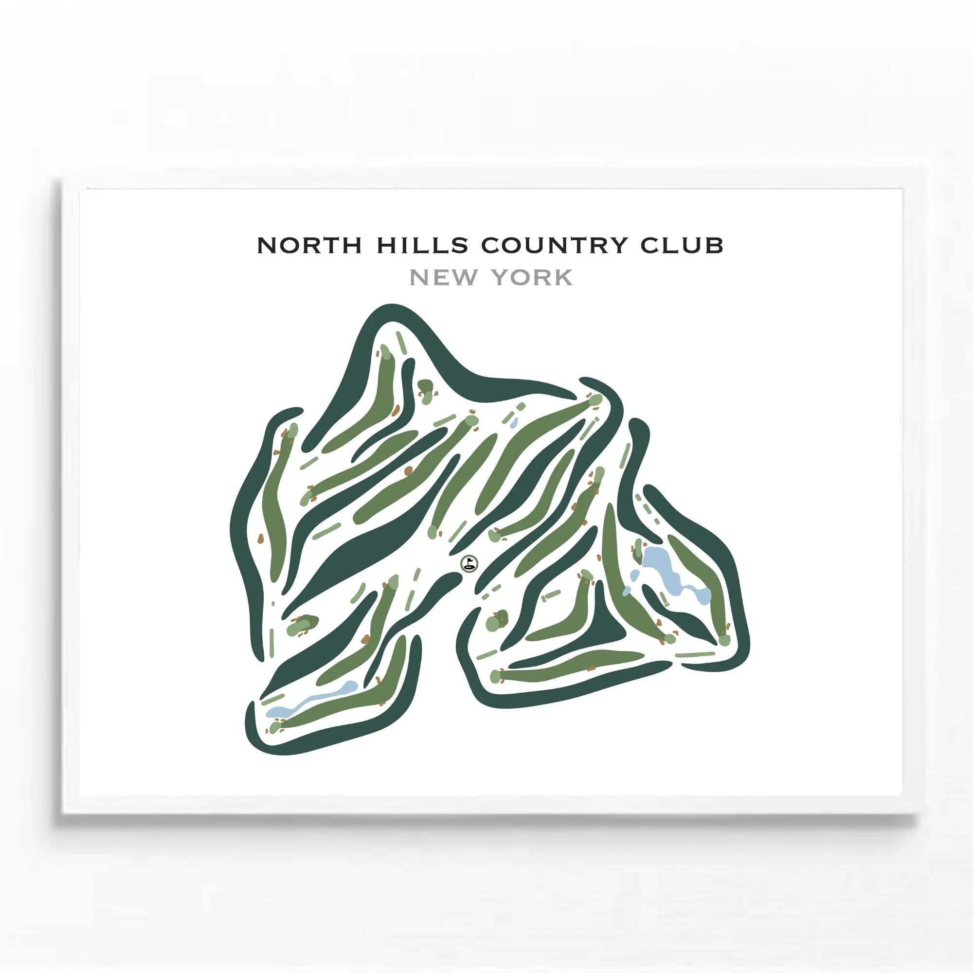 North Hills Country Club, New York - Printed Golf Courses