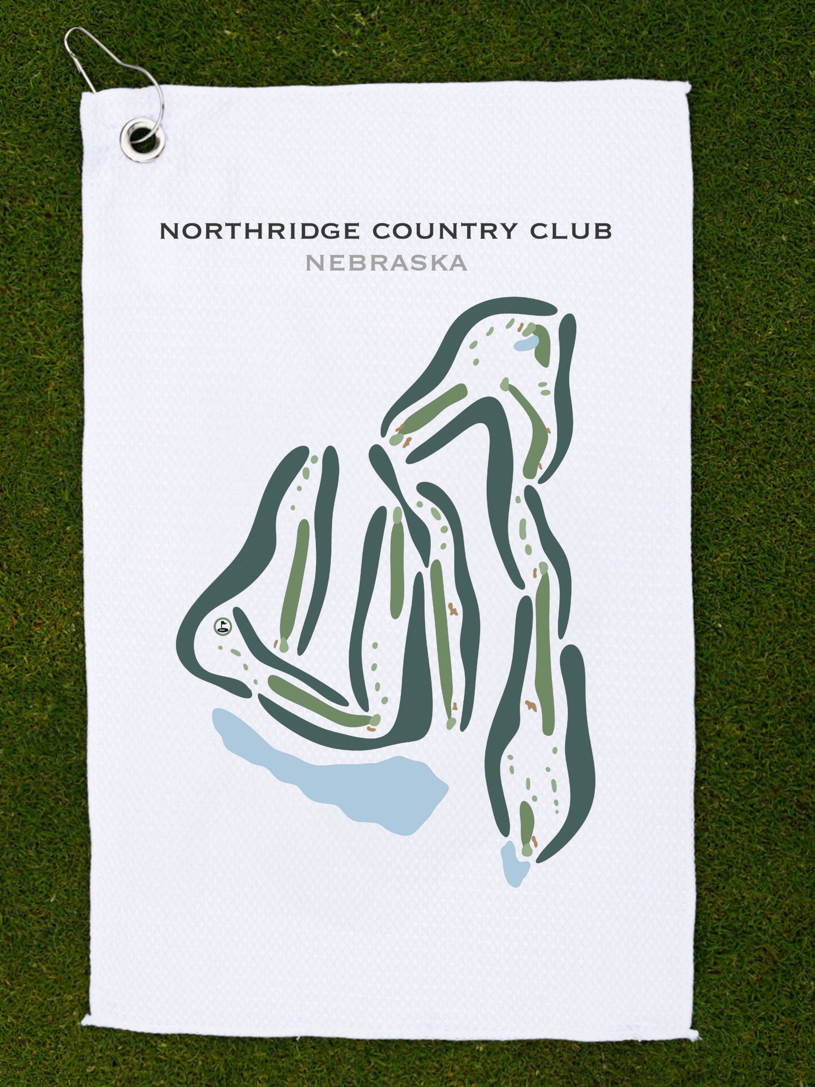 Northridge Country Club, Nebraska - Printed Golf Courses