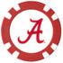Officially Licensed Alabama Crimson Tide Poker Chip Ball Marker
