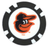 Officially Licensed Baltimore Orioles Poker Chip Ball Marker