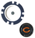 Officially Licensed Chicago Bears Poker Chip Ball Marker