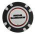 Officially Licensed Chicago Blackhawks Poker Chip Golf Ball Marker