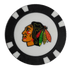 Officially Licensed Chicago Blackhawks Poker Chip Golf Ball Marker