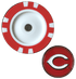 Officially Licensed Cincinnati Reds Poker Chip Ball Marker  Short Description:
