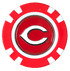 Officially Licensed Cincinnati Reds Poker Chip Ball Marker  Short Description: