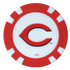 Officially Licensed Cincinnati Reds Poker Chip Ball Marker  Short Description: