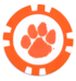 Officially Licensed Clemson Tigers Poker Chip Ball Marker