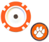 Officially Licensed Clemson Tigers Poker Chip Ball Marker
