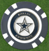 Officially Licensed Dallas Cowboys Poker Chip Ball Marker