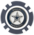 Officially Licensed Dallas Cowboys Poker Chip Ball Marker