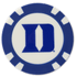 Officially Licensed Duke Blue Devils Poker Chip Ball Marker