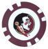 Officially Licensed Florida State Seminoles Poker Chip Ball Marker