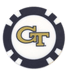 Officially Licensed Georgia Tech Yellow Jackets Poker Chip Ball Marker