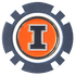 Officially Licensed Illinois Fighting Illini Poker Chip Ball Marker