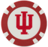 Officially Licensed Indiana Hoosiers Poker Chip Ball Marker