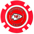 Officially Licensed Kansas City Chiefs Poker Chip Ball Marker