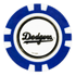 Officially Licensed Los Angeles Dodgers Poker Chip Ball Marker