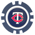Officially Licensed Minnesota Twins Poker Chip Ball Marker