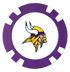 Officially Licensed Minnesota Vikings Poker Chip Ball Marker