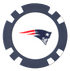 Officially Licensed New England Patriots Poker Chip Ball Marker