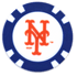 Officially Licensed New York Mets Poker Chip Ball Marker