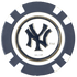 Officially Licensed New York Yankees Poker Chip Ball Marker