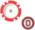 Officially Licensed Ohio State Buckeyes Poker Chip Ball Marker