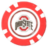 Officially Licensed Ohio State Buckeyes Poker Chip Ball Marker