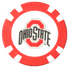 Officially Licensed Ohio State Buckeyes Poker Chip Ball Marker