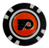 Officially Licensed Philadelphia Flyers Poker Chip Golf Ball Marker