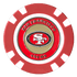Officially Licensed San Francisco 49ers Poker Chip Ball Marker