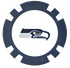 Officially Licensed Seattle Seahawks Poker Chip Ball Marker
