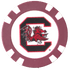 Officially Licensed South Carolina Gamecocks Poker Chip Ball Marker