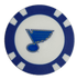 Officially Licensed St. Louis Blues Poker Chip Golf Ball Marker