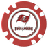 Officially Licensed Tampa Bay Buccaneers Poker Chip Ball Marker