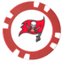 Officially Licensed Tampa Bay Buccaneers Poker Chip Ball Marker
