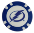 Officially Licensed Tampa Bay Lightning Poker Chip Golf Ball Marker