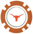 Officially Licensed Texas Longhorns Poker Chip Ball Marker