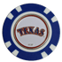 Officially Licensed Texas Rangers Poker Chip Golf Ball Marker