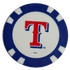 Officially Licensed Texas Rangers Poker Chip Golf Ball Marker