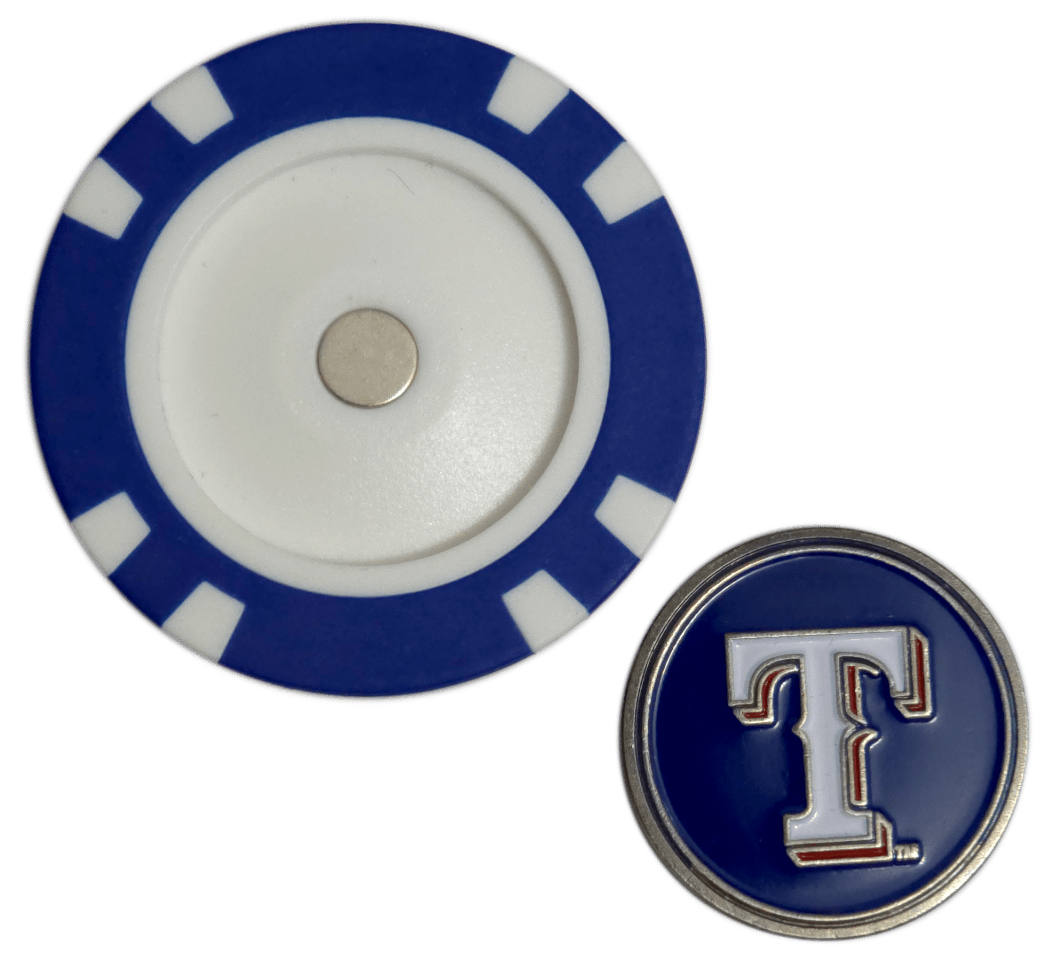 Officially Licensed Texas Rangers Poker Chip Golf Ball Marker